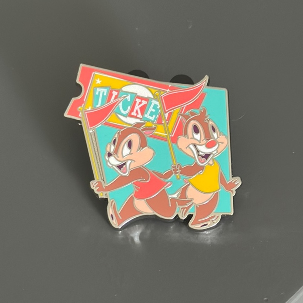 Chip and Dale Enamel Pin